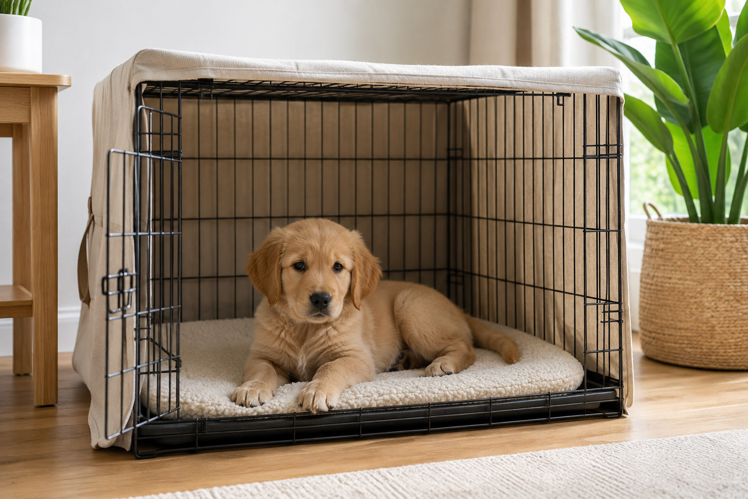 Can You Cover a Puppy Crate?