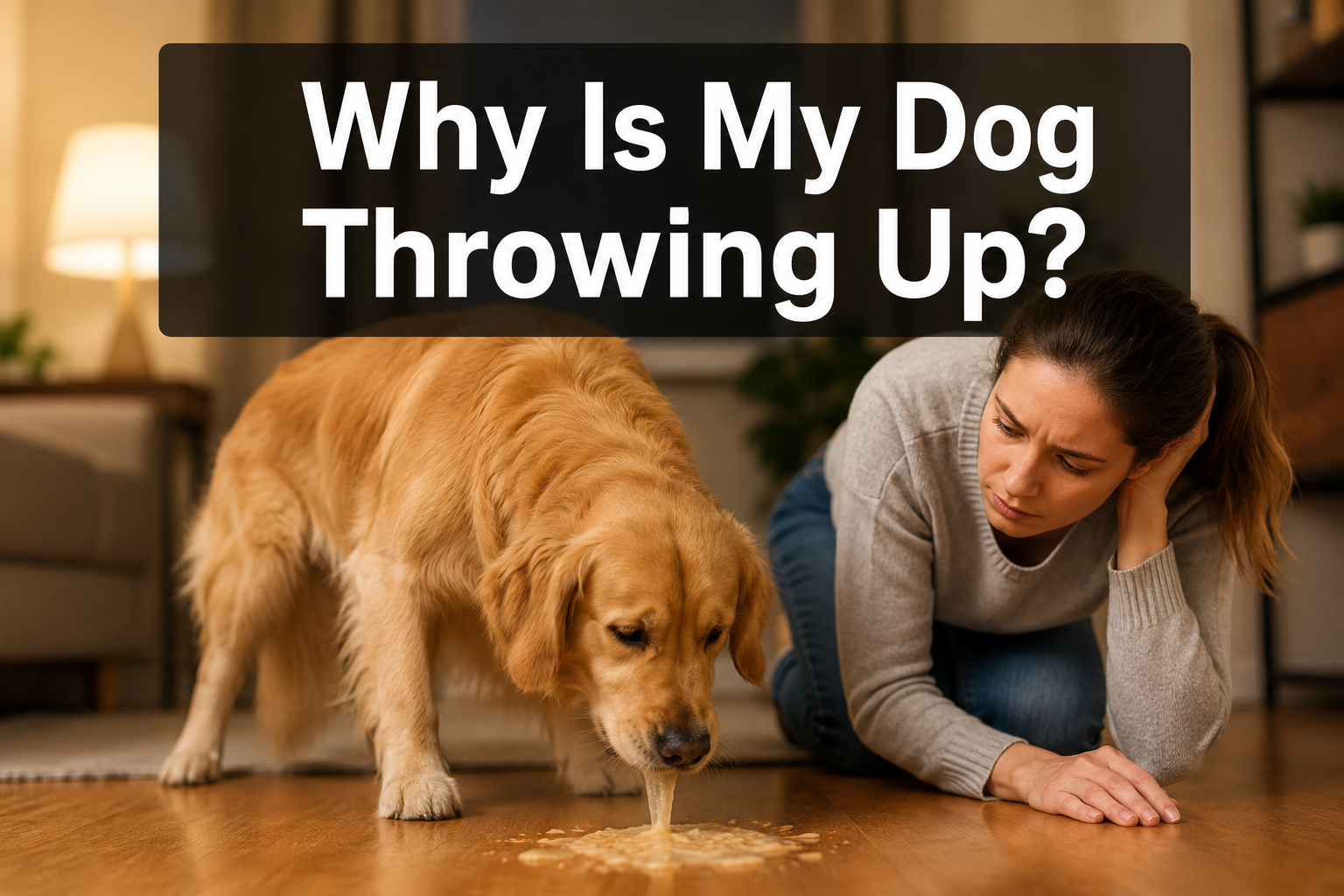 Why Is My Dog Throwing Up? Causes, Vomit Colors & When to Worry