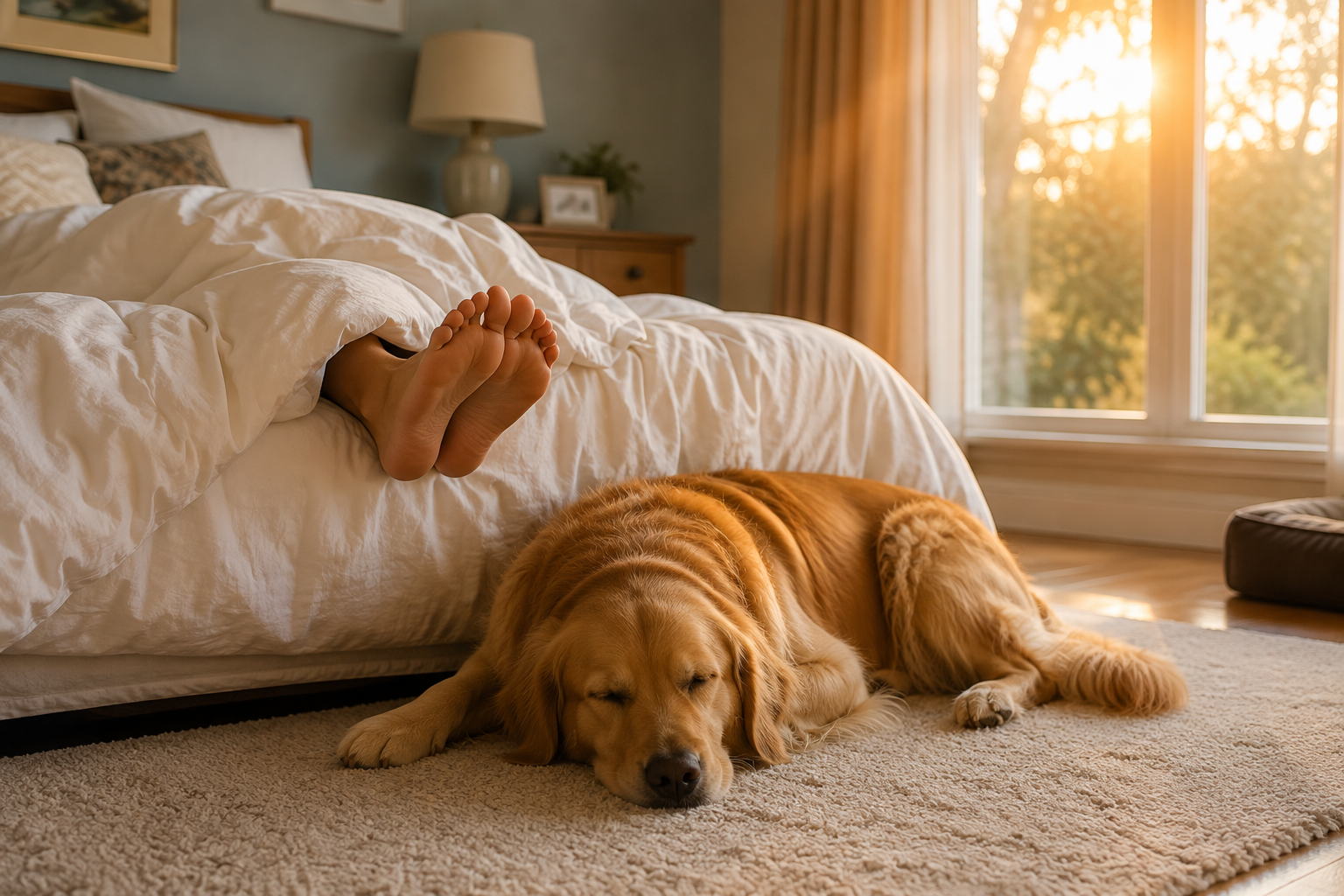 Why Do Dogs Sleep at Your Feet?
