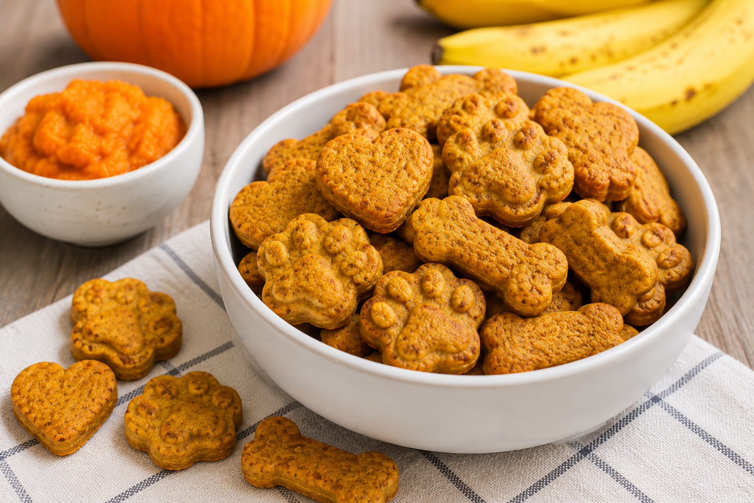 Pumpkin Banana Dog Treats