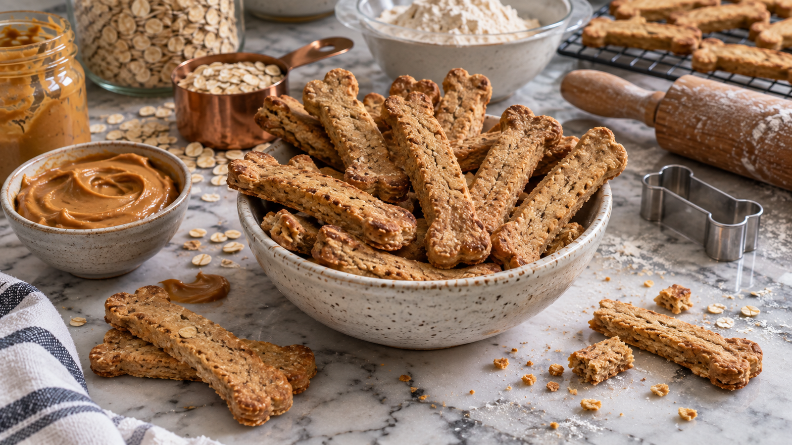 Peanut Butter Dog Sticks