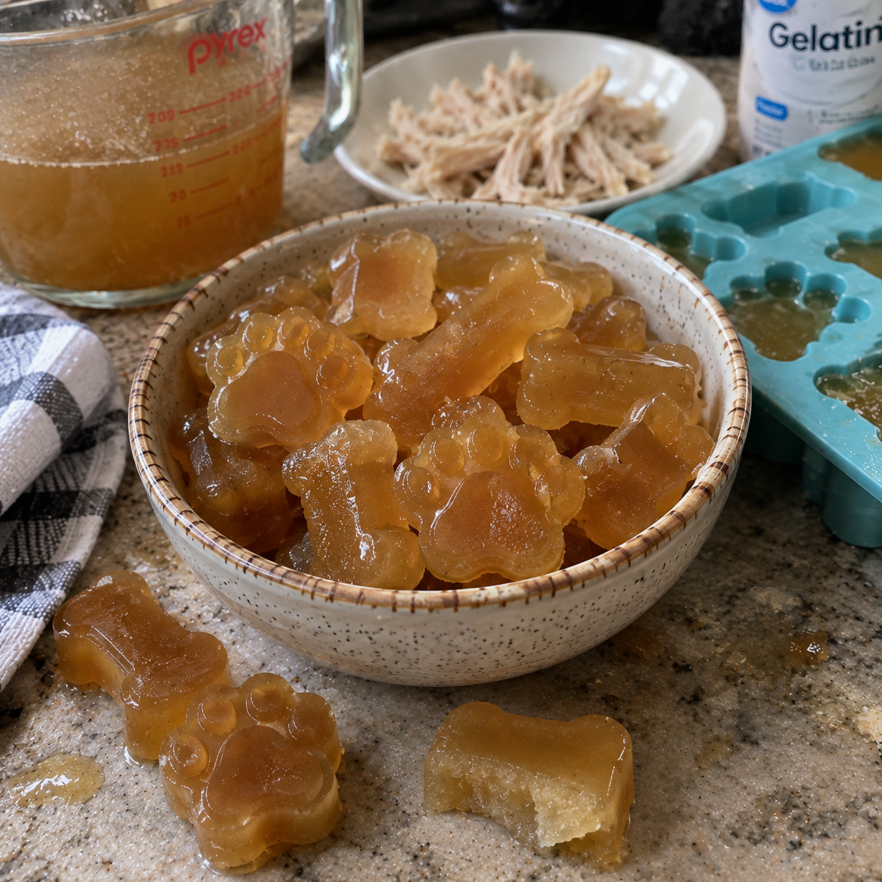 Chicken Bone Broth Gummy Treats