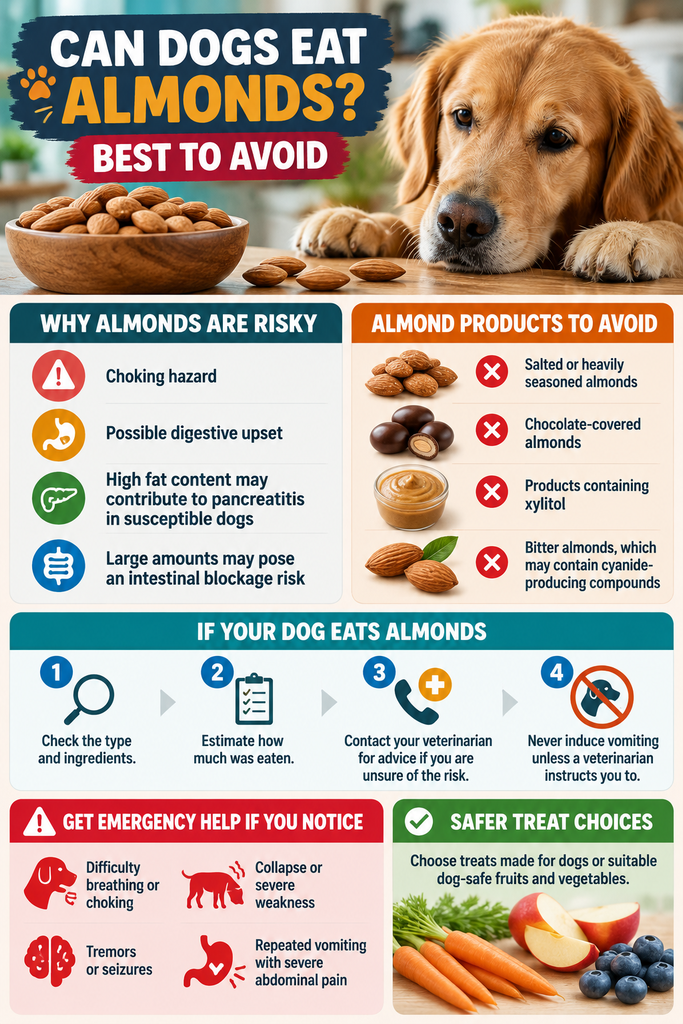 Can Dogs Eat Almonds? Risks, Symptoms, and What to Do If Your Dog Eats One Can Dogs Eat Almonds