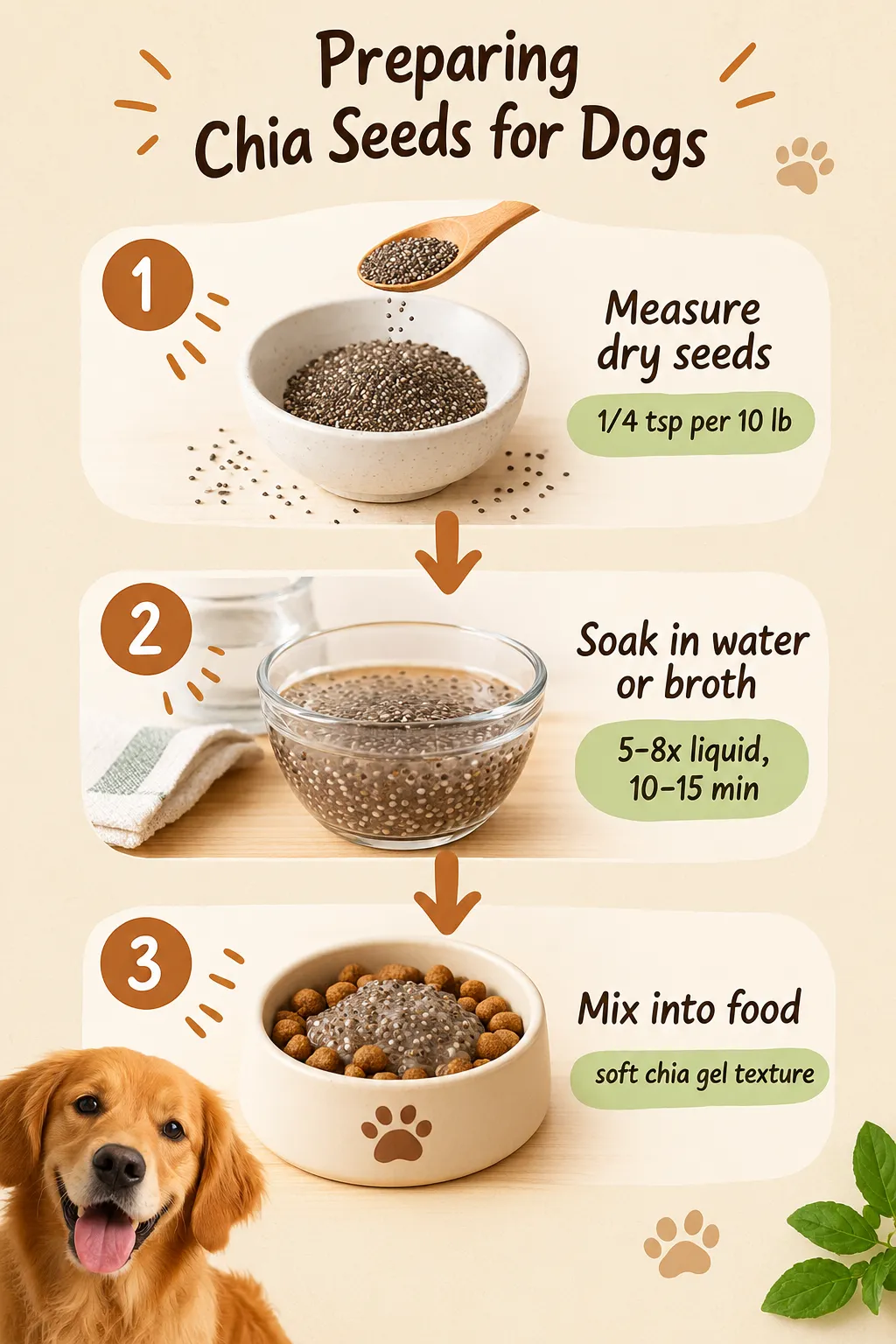 Can Dogs Have Chia Seeds? A Complete Feeding and Safety Guide How to Prepare Chia Seeds for Dogs