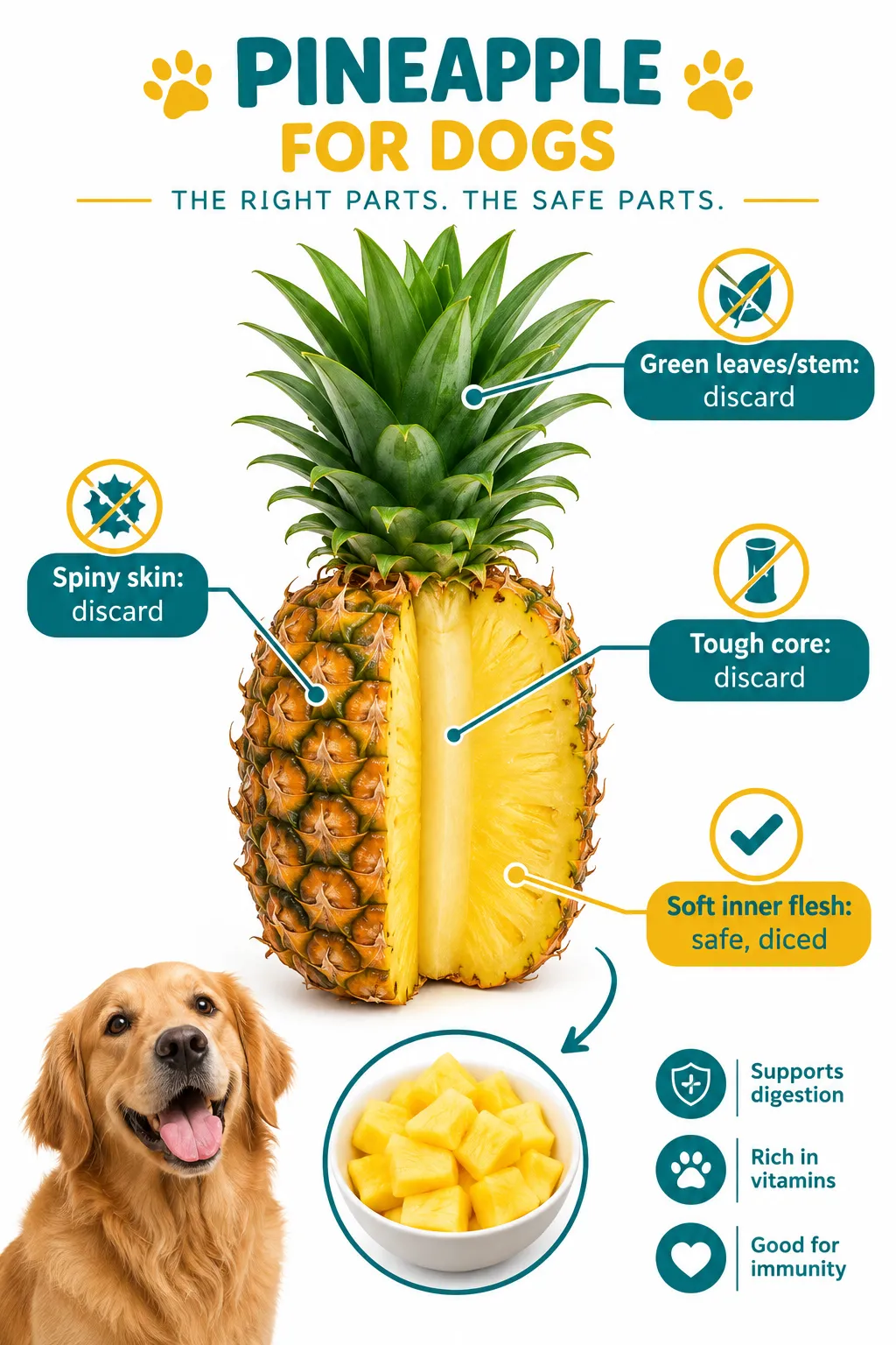 Is Pineapple Safe for Dogs to Eat?