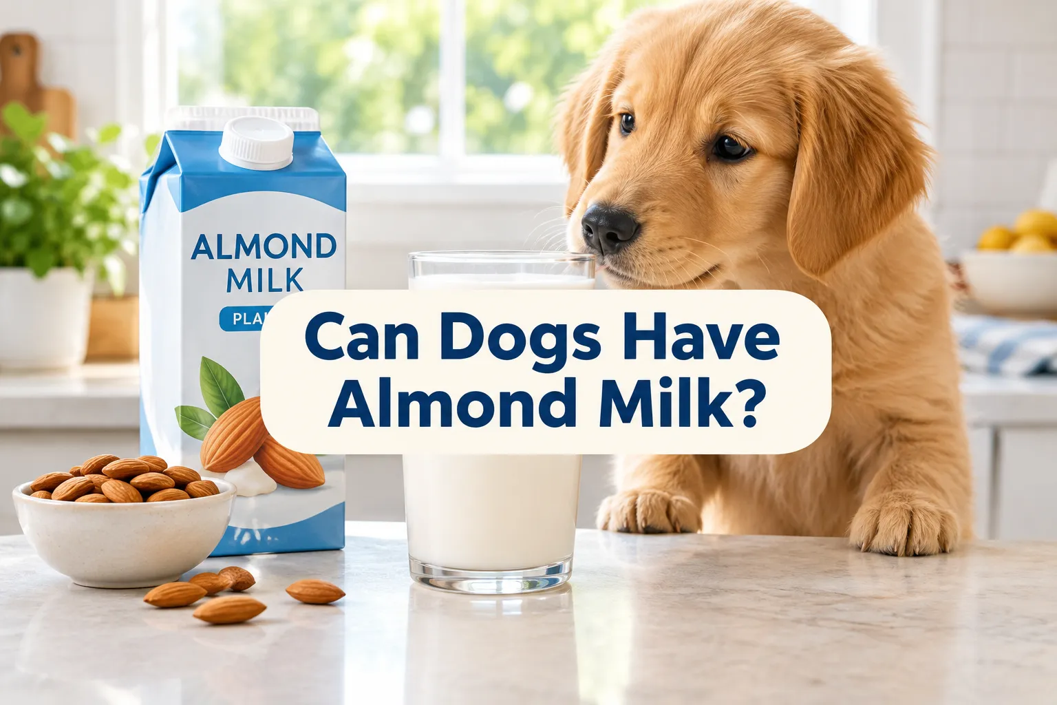 Home Can Dogs Have Almond Milk?