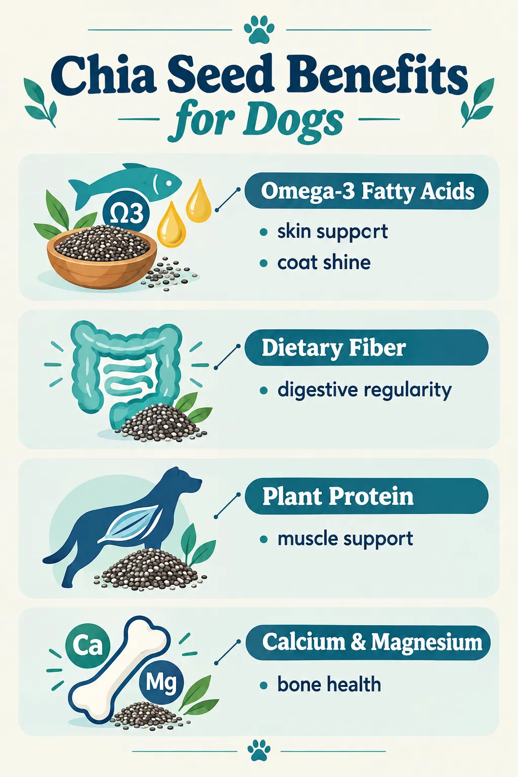 Can Dogs Have Chia Seeds? A Complete Feeding and Safety Guide What Are the Health Benefits of Chia Seeds for Dogs?