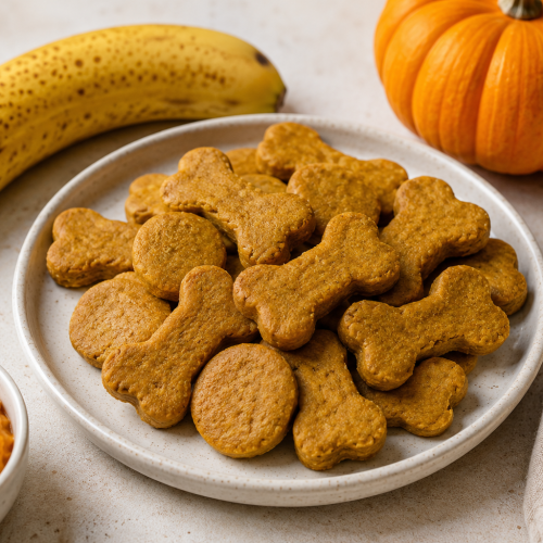 Pumpkin Banana Dog Treats