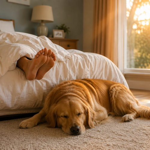 Why Do Dogs Sleep at Your Feet?