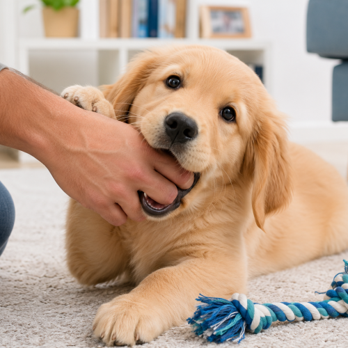 How to Stop a Puppy From Biting