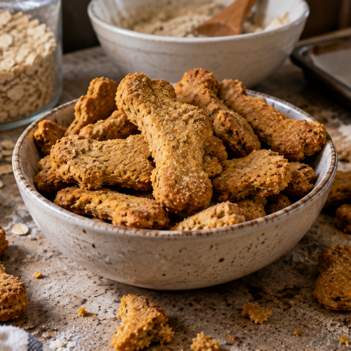Homemade Pumpkin Biscuits for Dogs
